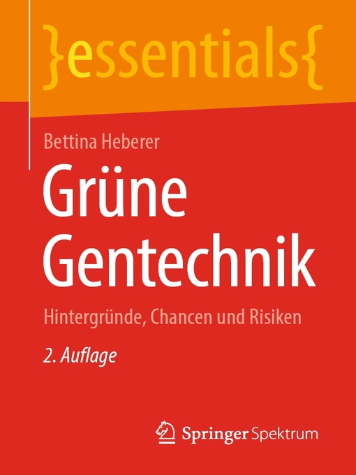 Title details for Grüne Gentechnik by Bettina Heberer - Available